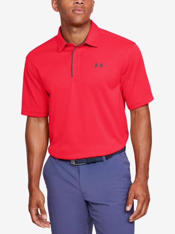 Tričko Under Armour Tech Polo Červená