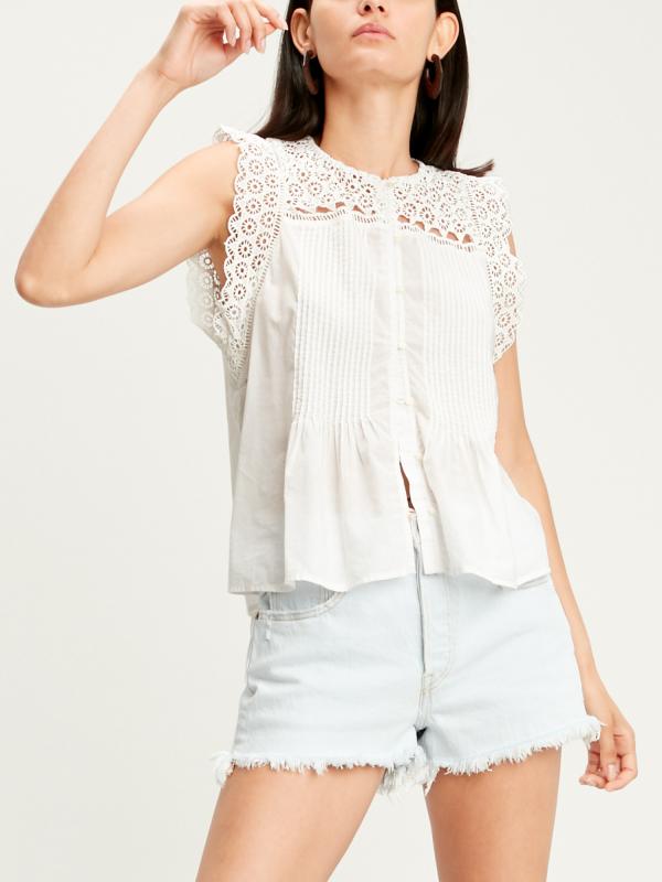 Top Levi's® Charlie Top Cloud Dancer Bílá