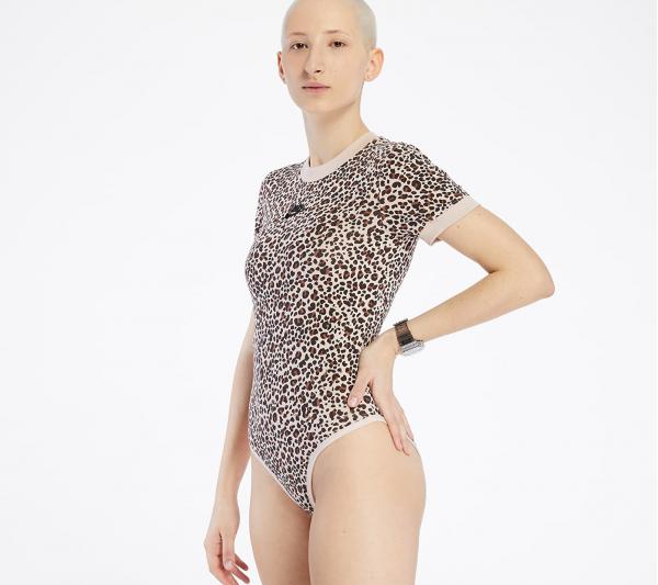 Nike Sportswear AOP Print Pack Bodysuit Particle Beige