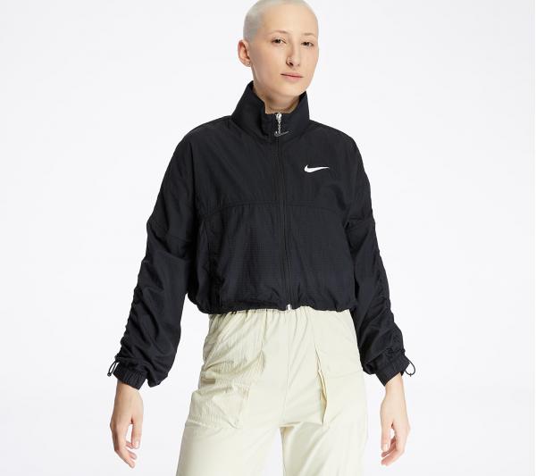 Nike Sportswear Swoosh Woven Jacket Black/ White