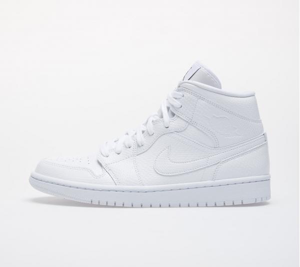 Jordan Wmns Air 1 Mid White/ White