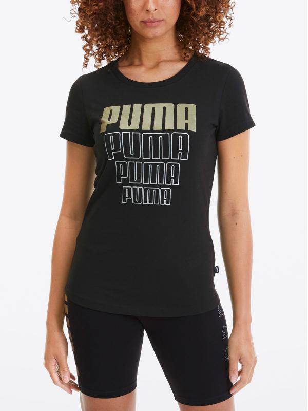 Tričko Puma Rebel Graphic Tee Černá