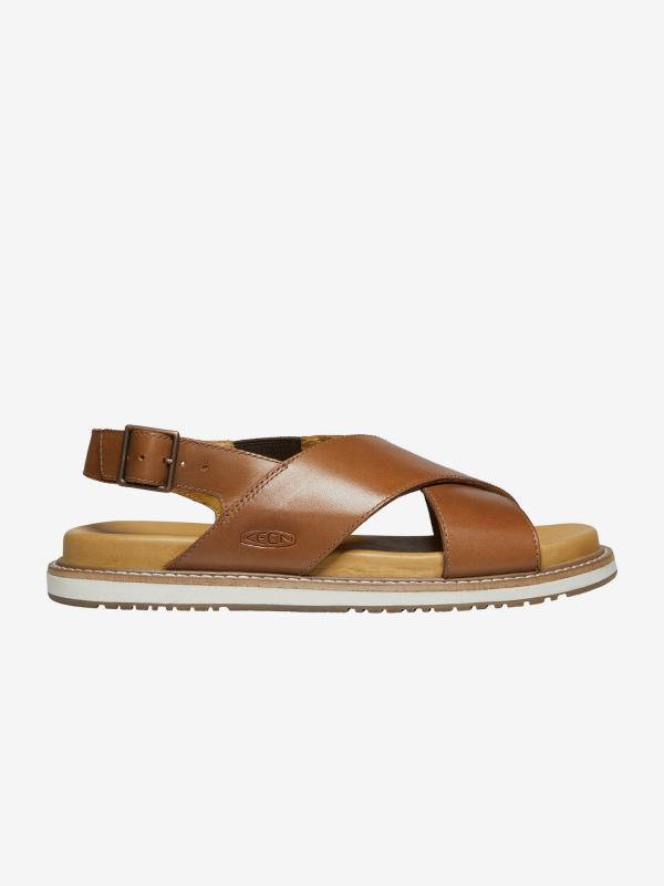 Sandály Keen Lana Cross Strap Sandal W Tortoise Shell/Silver Birch Hnědá