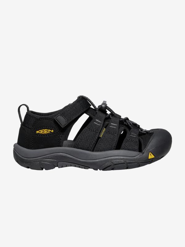 Sandály Keen Newport H2 K Black/Keen Yellow us Černá