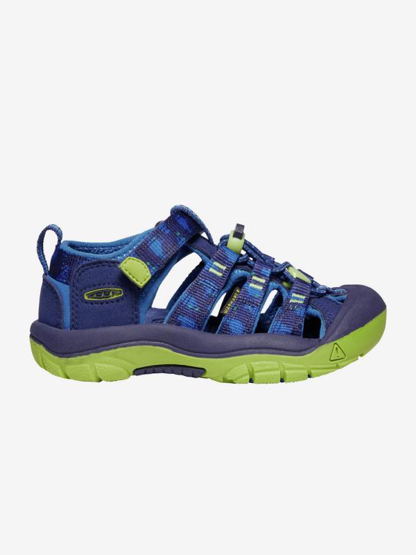 Sandály Keen Newport H2 K Blue Depths/Chartreuse us Modrá