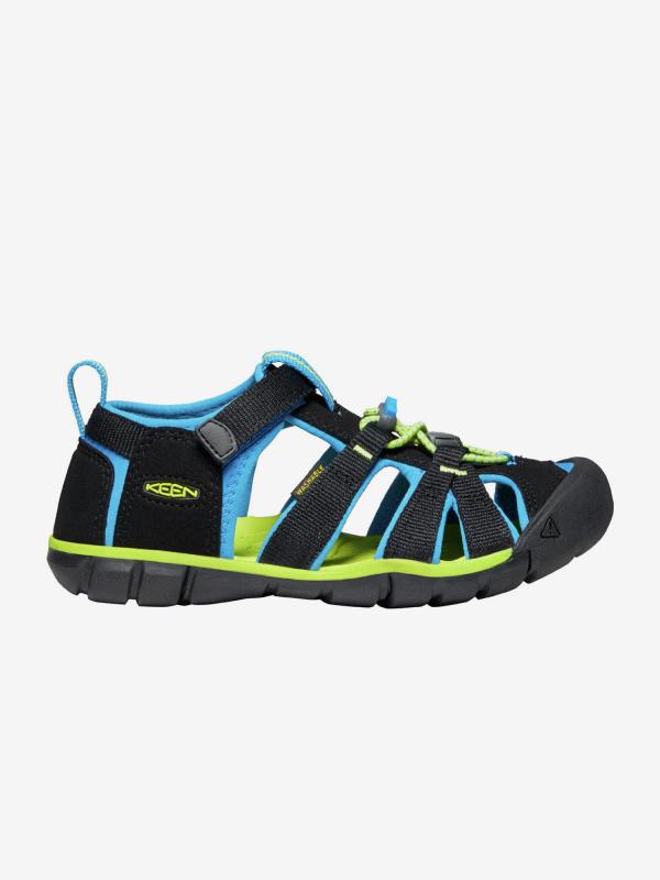 Sandály Keen Seacamp Ii Cnx K Black/Brilliant Blue us Černá