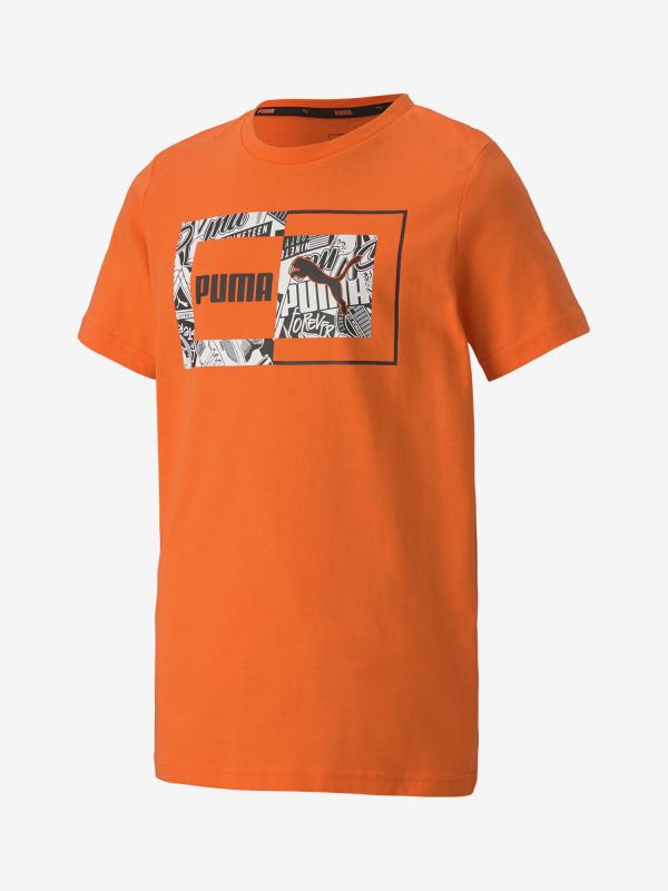 Tričko Puma Alpha Graphic Tee Oranžová