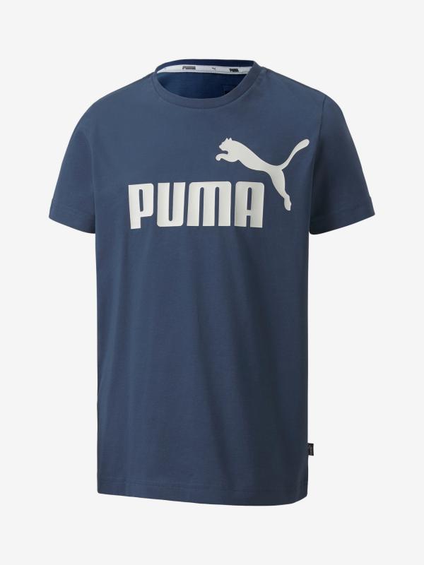 Tričko Puma Essentials Tee B Modrá
