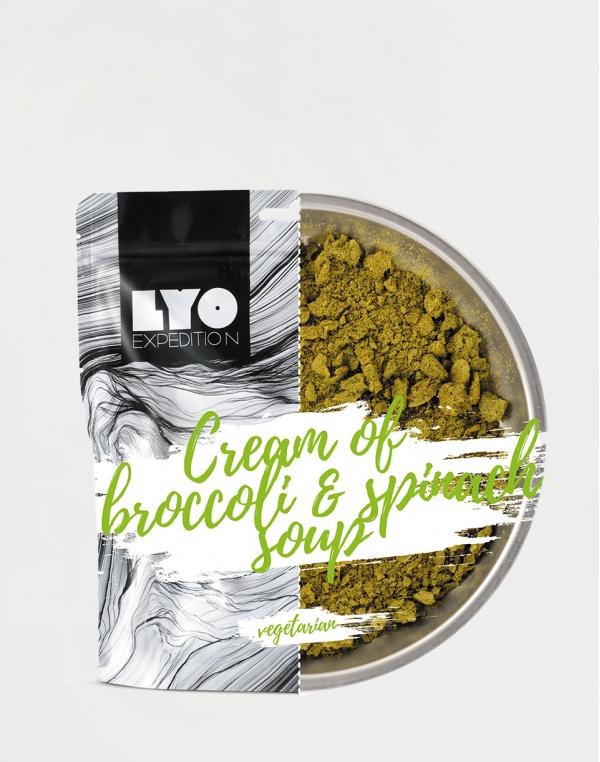 Lyo Food Krémová brokolicová polévka se špenátem 370g