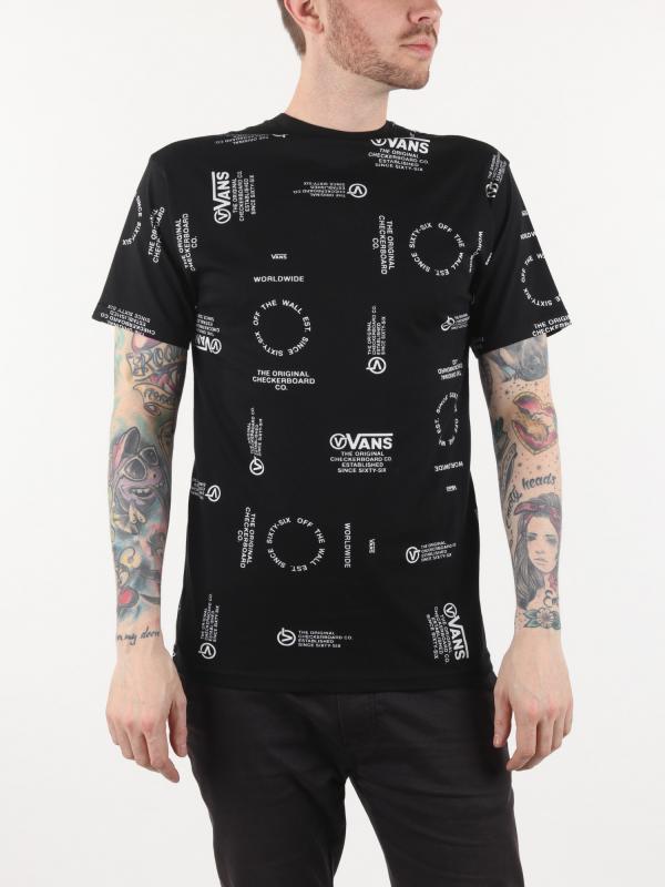 Tričko Vans Mn Distortion Allove Black Černá