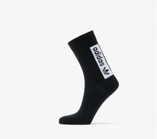 adidas Thin Crew Socks 2 Pack White/ Black