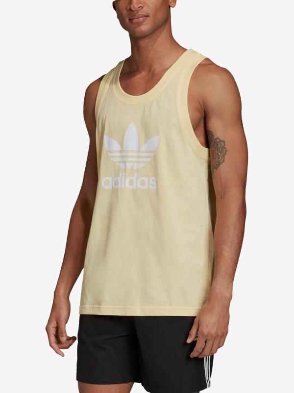 Tílko adidas Originals Trefoil Tank Žlutá