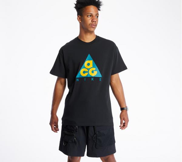 Nike NRG ACG Logo Giant Tee Black/ Bright Spruce