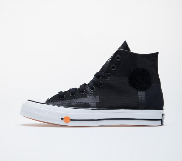 Converse x Rokit Chuck 70 Hi Black/ White/ Black