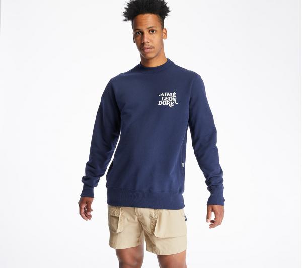 Aimé Leon Dore 70s Graphic Crewneck Maritime Blue