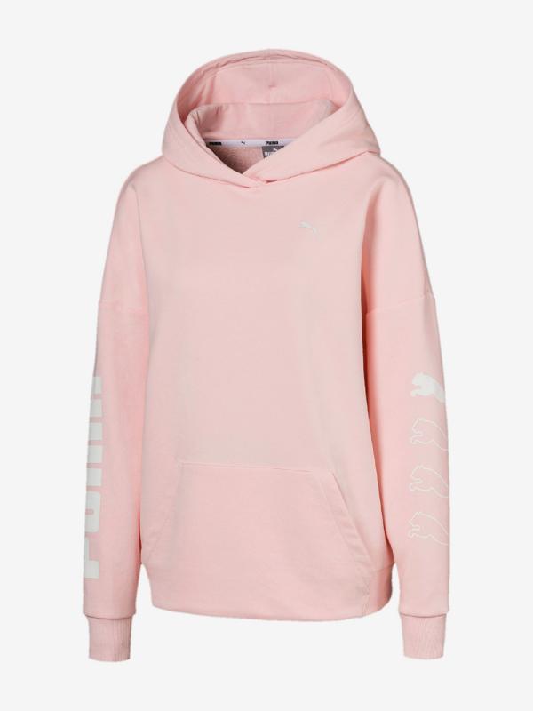 Mikina Puma Rebel Hoody Tr Růžová