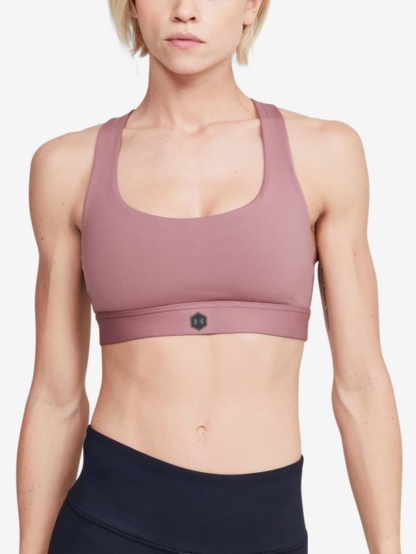 Podprsenka Under Armour Rush Low Bra Růžová