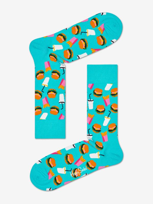 Ponožky Happy Socks Hamburger Sock Barevná