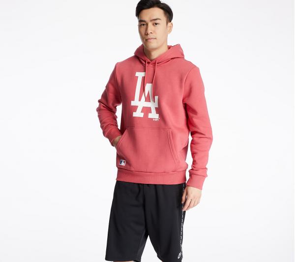 New Era Los Angeles Dodgers Seasonal Team Logo Hoodie Pink