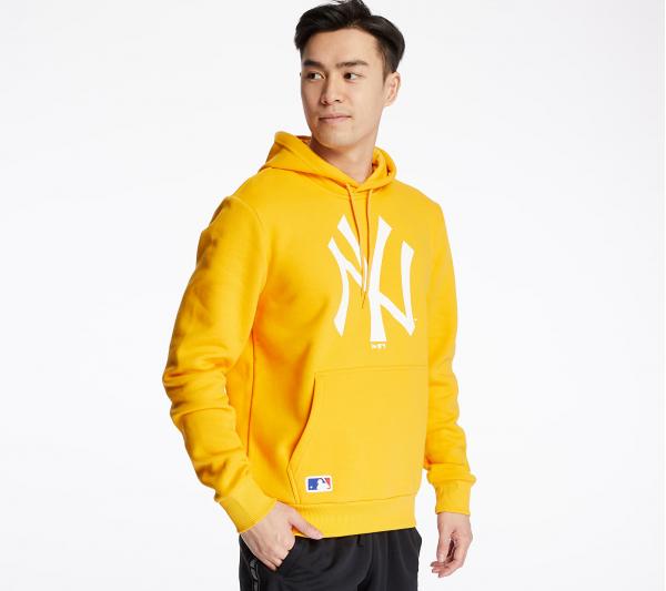 New Era New York Yankees Seasonal Team Logo Hoodie Yellow