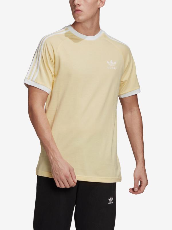 Tričko adidas Originals 3-Stripes Tee Žlutá