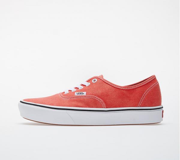 Vans ComfyCush Authentic (Washed Canvas) Grenadine
