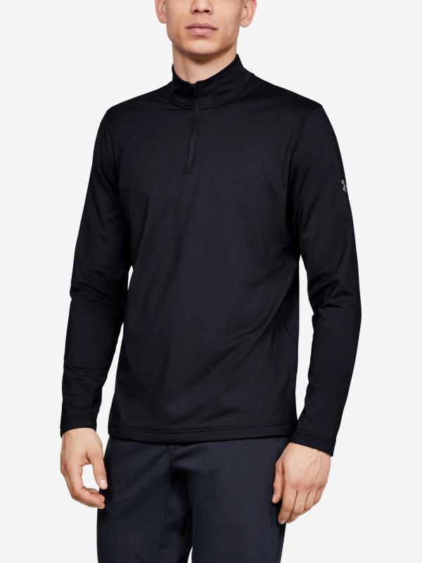 Tričko Under Armour Lw 1/4 Zip-Blk Černá