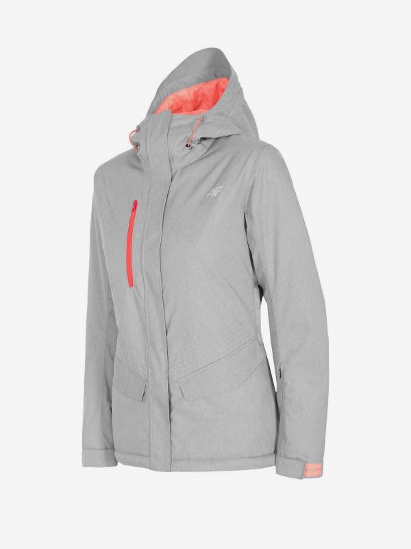 Bunda 4F Kudn060 Ski Jacket Šedá