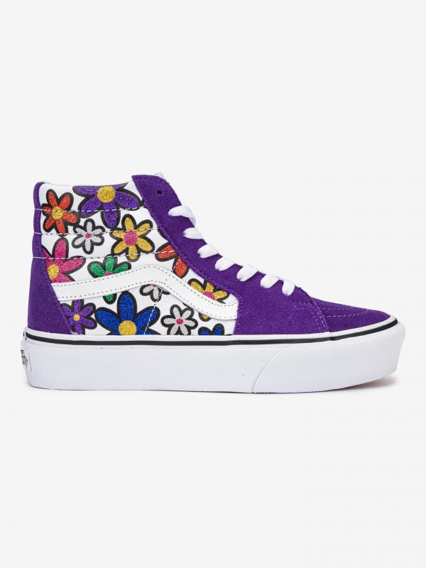 Boty Vans Ua Sk8-Hi Platform 2 (Glitter Daisie) Barevná