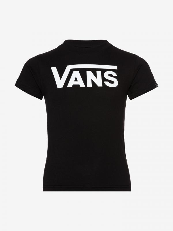 Tričko Vans By Classic Kids Black/White Černá