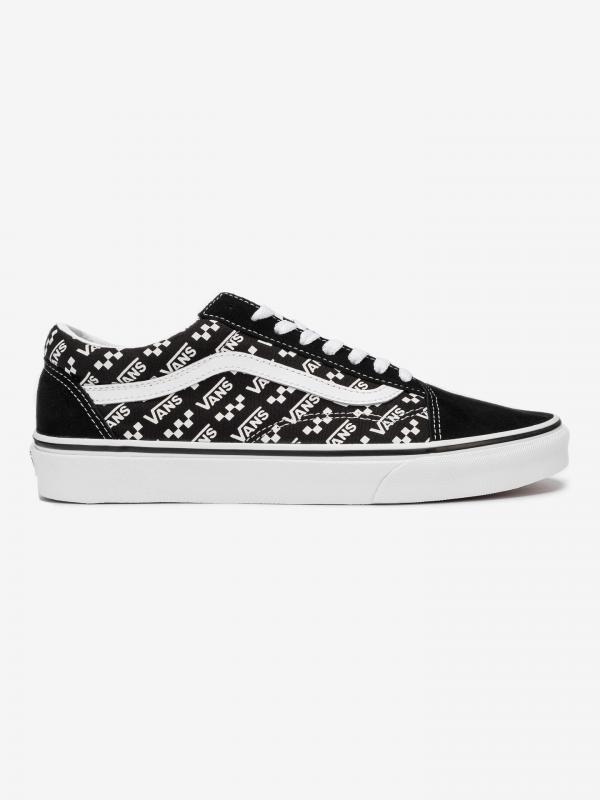 Boty Vans Ua Old Skool (Logo Repeat) Black Černá