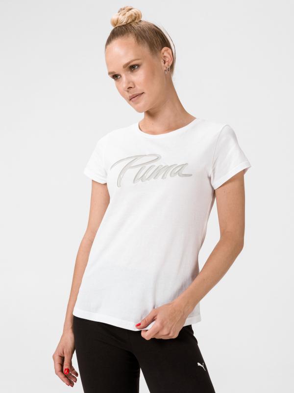 Tričko Puma Athletics Tee Bílá
