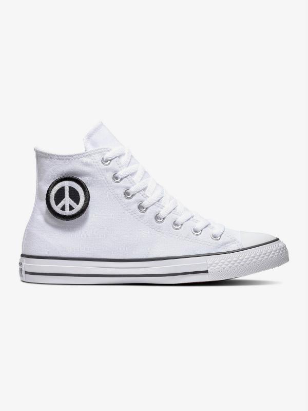 Boty Converse Chuck Taylor All Star Peace Powered Bílá