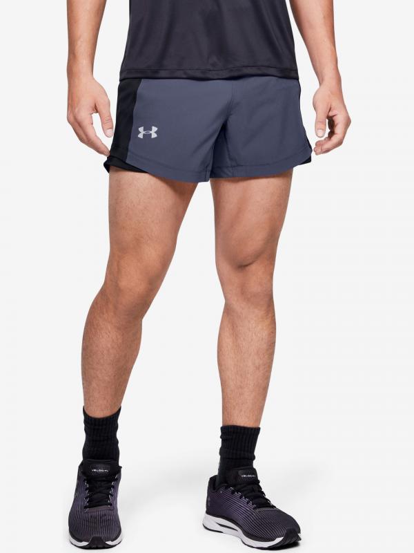 Kraťasy Under Armour Qlifier Speedpocket 5'' Short Modrá