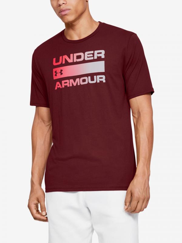 Tričko Under Armour Team Issue Wordmark Ss Červená