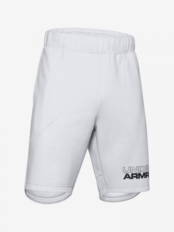 Kraťasy Under Armour Baseline Fleece Short Šedá