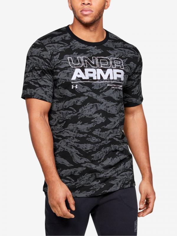Tričko Under Armour Undr Armr Wordmark Tee Černá