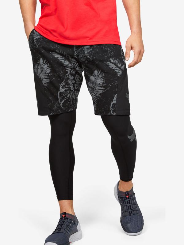 Kraťasy Under Armour Pjt Rock Terry Prnt Short Černá