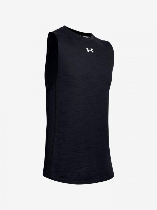 Tílko Under Armour Charged Cotton Tank Černá
