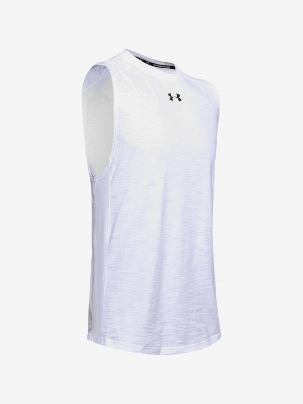 Tílko Under Armour Charged Cotton Tank Bílá