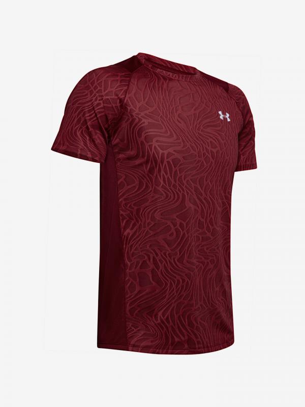 Tričko Under Armour Mk1 Jacqrd Ss Červená