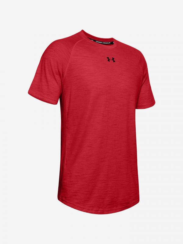 Tričko Under Armour Charged Cotton Ss Červená