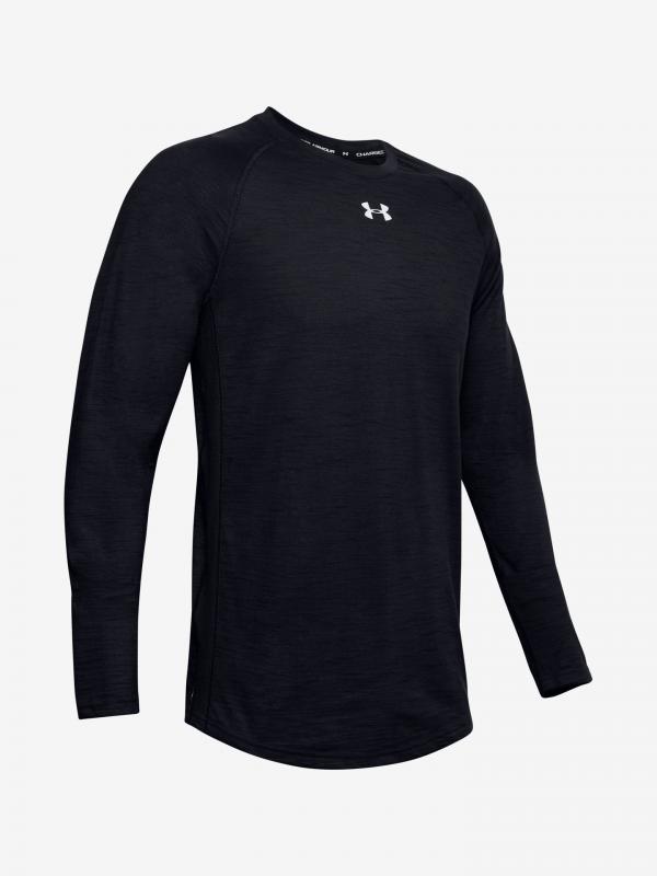 Tričko Under Armour Charged Cotton Ls Černá