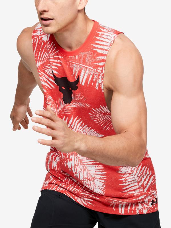 Tílko Under Armour Pjt Rock Aloha Camo Tank Červená