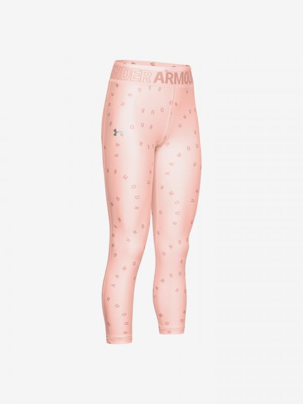 Legíny Under Armour Armour Hg Printed Crop Růžová