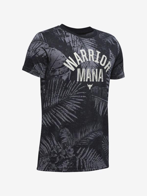 Tričko Under Armour Project Rock Warrior Mana Ss Černá