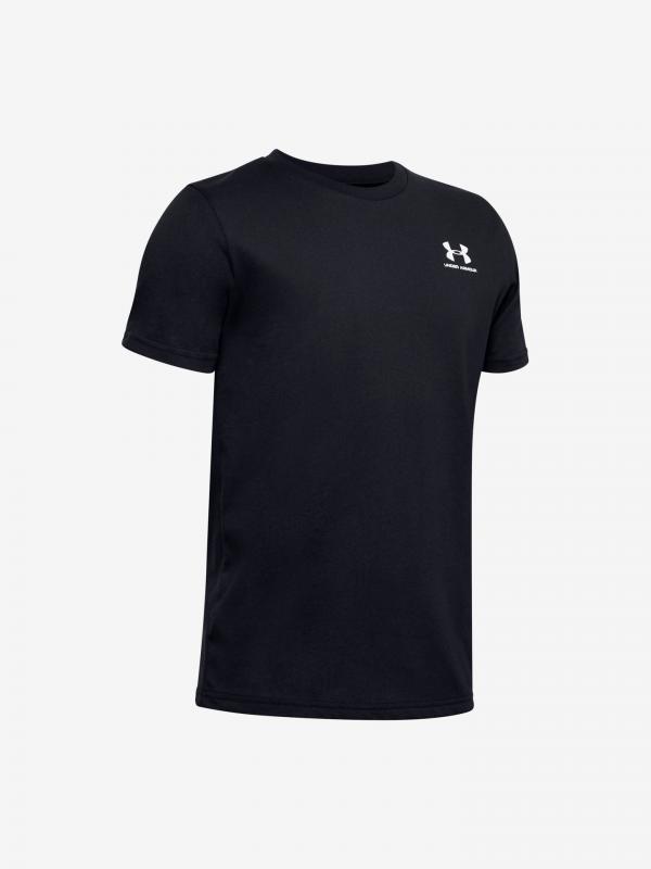 Tričko Under Armour Sportstyle Left Chest Ss Černá