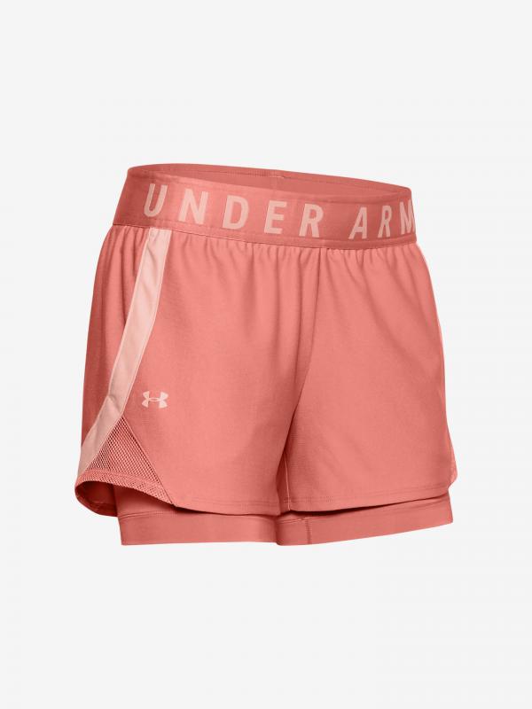 Kraťasy Under Armour Play Up 2-In-1 Shorts Oranžová
