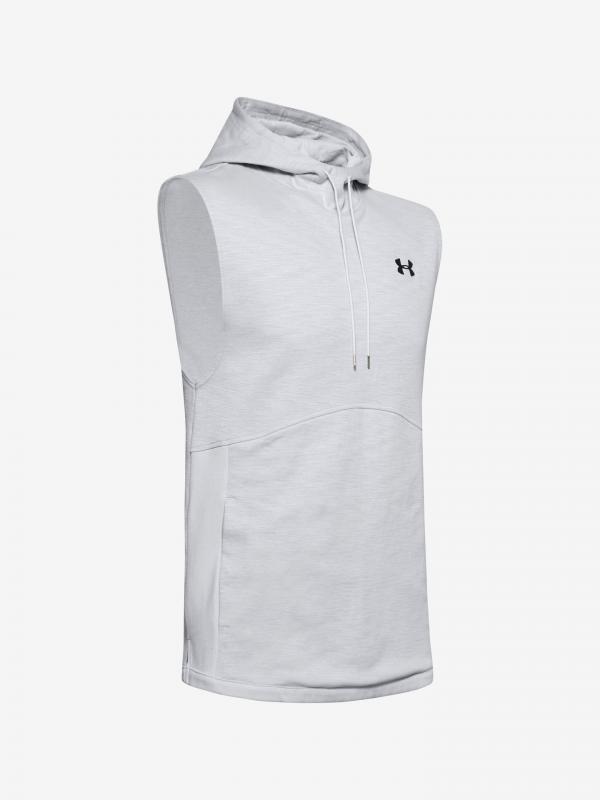 Mikina Under Armour Double Knit Sl Hoodie Šedá