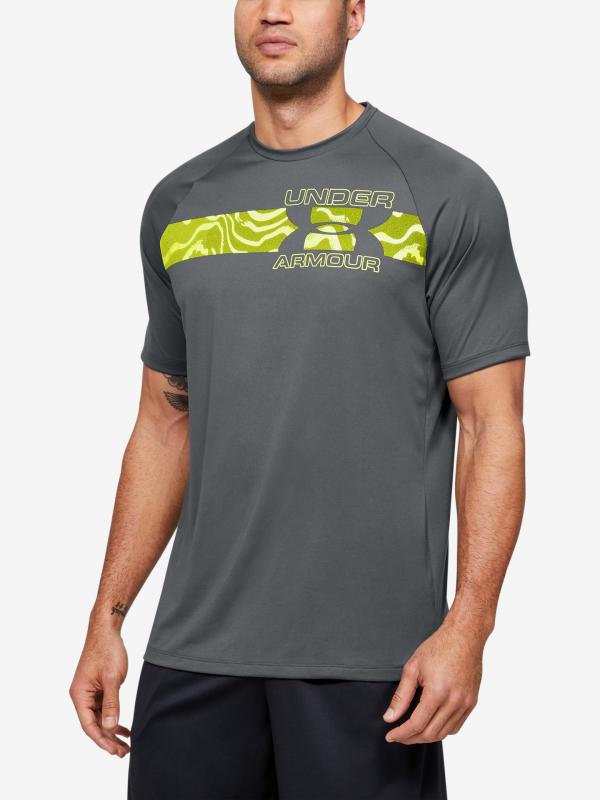 Tričko Under Armour Tech 2.0 Graphic Ss Šedá